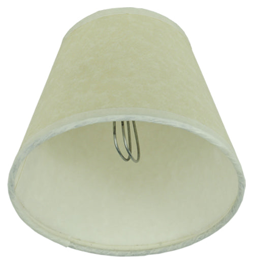 Meyda Lighting Aged Celadon 5" Beige Parchment Shade