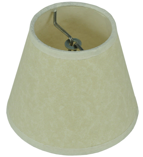 Meyda Lighting Aged Celadon 5" Beige Parchment Shade