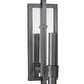 Meyda Lighting Alberta 4" Blackened Pewter Wall Sconce With White Paper And Crystal Idalight Shade