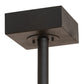 Meyda Lighting Aldari 117" 16-Light Textured Black Chandelier With Ivory Faux Candlelight