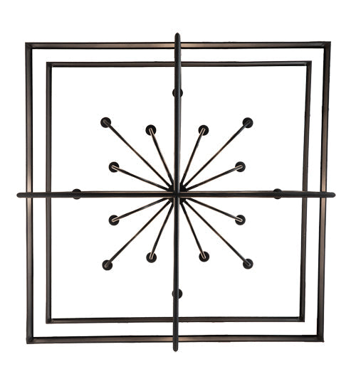 Meyda Lighting Aldari 117" 16-Light Textured Black Chandelier With Ivory Faux Candlelight