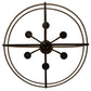 Meyda Lighting Aldari 22" 6-Light Classic Rust Chandelier With Amber Faux Candlelight