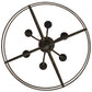 Meyda Lighting Aldari 22" 6-Light Golden Bronze Chandelier With Ivory Faux Candlelight