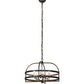 Meyda Lighting Aldari 22" 6-Light Graphite Pewter Chandelier With White Faux Candlelight