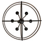 Meyda Lighting Aldari 22" 6-Light Old Wrought Iron Chandelier With Amber Faux Candlelight