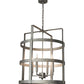 Meyda Lighting Aldari 28" 4-Light Antique Iron Ore Chandelier