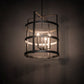 Meyda Lighting Aldari 28" 4-Light Antique Iron Ore Chandelier