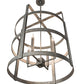 Meyda Lighting Aldari 28" 4-Light Antique Iron Ore Chandelier