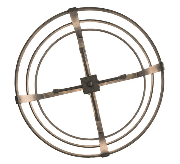 Meyda Lighting Aldari 28" 4-Light Antique Iron Ore Chandelier