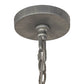Meyda Lighting Aldari 28" 4-Light Antique Iron Ore Chandelier