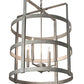 Meyda Lighting Aldari 28" 4-Light Antique Iron Ore Chandelier