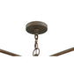 Meyda Lighting Aldari 48" 12-Light Gilded Tobacco Chandelier With Amber Faux Candlelight