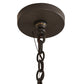 Meyda Lighting Aldari 48" 12-Light Timeless Bronze Chandelier Light With Amber Faux Candlelight