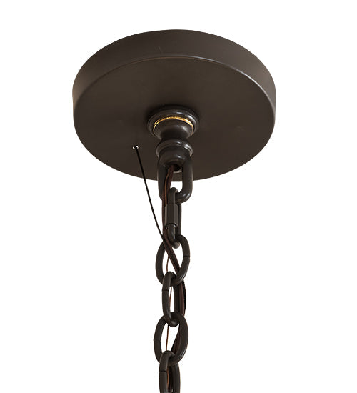 Meyda Lighting Aldari 48" 12-Light Timeless Bronze Chandelier Light With Amber Faux Candlelight