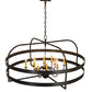 Meyda Lighting Aldari 48" 12-Light Timeless Bronze Chandelier Light With Amber Faux Candlelight