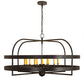 Meyda Lighting Aldari 48" 12-Light Timeless Bronze Chandelier Light With Amber Faux Candlelight