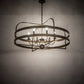 Meyda Lighting Aldari 48" 6-Light Gilded Tobacco Chandelier