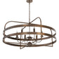 Meyda Lighting Aldari 48" 6-Light Gilded Tobacco Chandelier