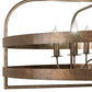 Meyda Lighting Aldari 48" 6-Light Gilded Tobacco Chandelier