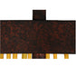 Meyda Lighting Aldari 60" 12-Light Rusty Nail Chandelier With Amber Candle