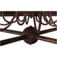 Meyda Lighting Aldari 60" 12-Light Rusty Nail Chandelier With Amber Candle