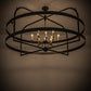 Meyda Lighting Aldari 68" 12-Light Timeless Bronze Chandelier With Ivory Faux Candlelight