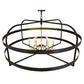 Meyda Lighting Aldari 68" 12-Light Timeless Bronze Chandelier With Ivory Faux Candlelight