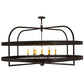 Meyda Lighting Aldari 68" 12-Light Timeless Bronze Chandelier With Ivory Faux Candlelight