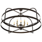 Meyda Lighting Aldari 68" 12-Light Timeless Bronze Chandelier With Ivory Faux Candlelight