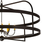 Meyda Lighting Aldari 68" 12-Light Timeless Bronze Chandelier With Ivory Faux Candlelight
