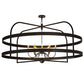 Meyda Lighting Aldari 68" 12-Light Timeless Bronze Chandelier With Ivory Faux Candlelight