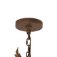 Meyda Lighting Alexandria 46" 15-Light Cortez Gold Chandelier With White Natural Linen Shade