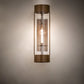 Meyda Lighting Alfie 6" Gold Wall Sconce With Crystal Idalight Shade