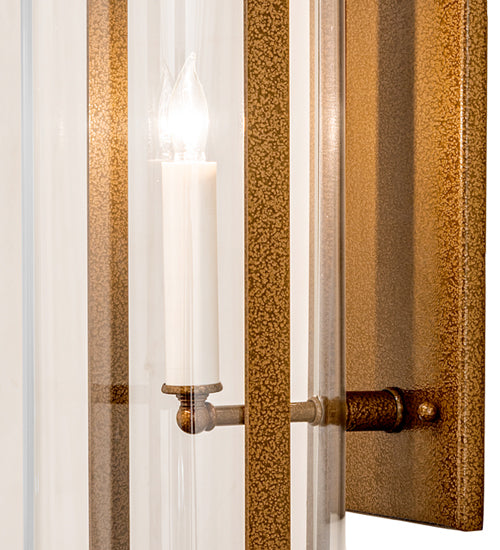 Meyda Lighting Alfie 6" Gold Wall Sconce With Crystal Idalight Shade