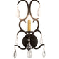Meyda Lighting Alicia 10" Golden Bronze Wall Sconce With Ivory Faux Candlelight