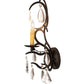 Meyda Lighting Alicia 10" Golden Bronze Wall Sconce With Ivory Faux Candlelight