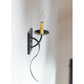 Meyda Lighting Allure 20"H Hand Wrought Iron Wall Sconce