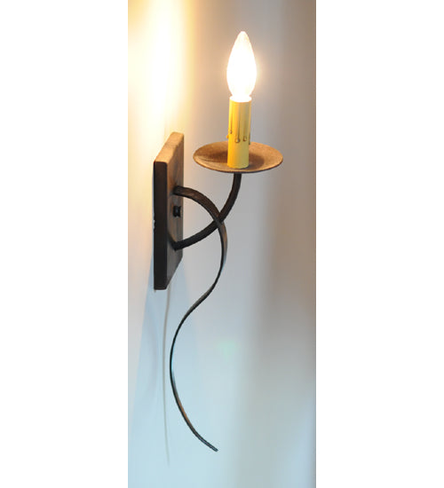 Meyda Lighting Allure 20"H Hand Wrought Iron Wall Sconce