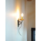 Meyda Lighting Allure 20"H Hand Wrought Iron Wall Sconce