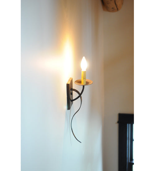 Meyda Lighting Allure 20"H Hand Wrought Iron Wall Sconce