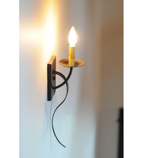 Meyda Lighting Allure 20"H Hand Wrought Iron Wall Sconce