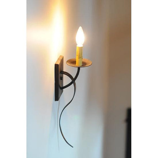 Meyda Lighting Allure 20"H Hand Wrought Iron Wall Sconce