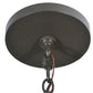 Meyda Lighting Altamire 22" 4-Light Timeless Bronze Hanging Lantern Pendant Light With Beige Art Shade Glass