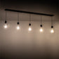 Meyda Lighting Alva 102" 5-Light Wrought Iron Island Pendant Light