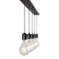 Meyda Lighting Alva 102" 5-Light Wrought Iron Island Pendant Light