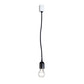 Meyda Lighting Alva 2" Black Pendant Light