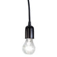 Meyda Lighting Alva 2" Black Pendant Light