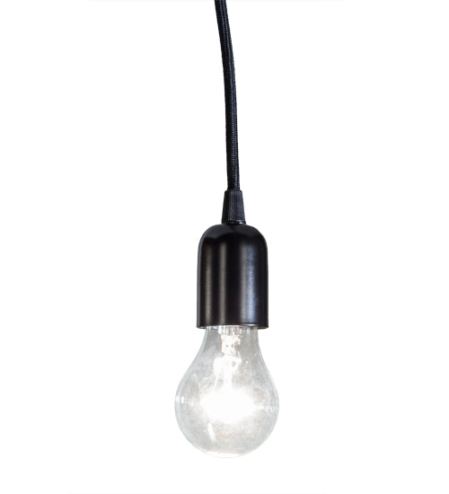 Meyda Lighting Alva 2" Black Pendant Light