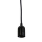 Meyda Lighting Alva 2" Black Pendant Light