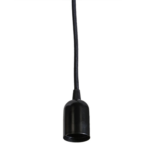 Meyda Lighting Alva 2" Black Pendant Light